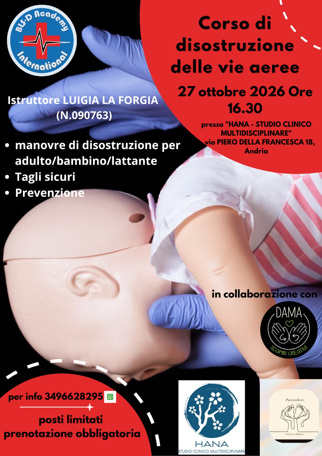 Corso di disostruzione delle vie aeree